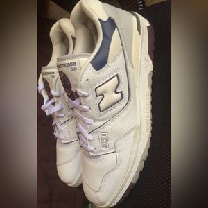 New Balance 550 ( White/Indigo/Burgundy )